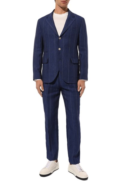 Мужской льняной костюм BRUNELLO CUCINELLI, арт. MB400LDTR