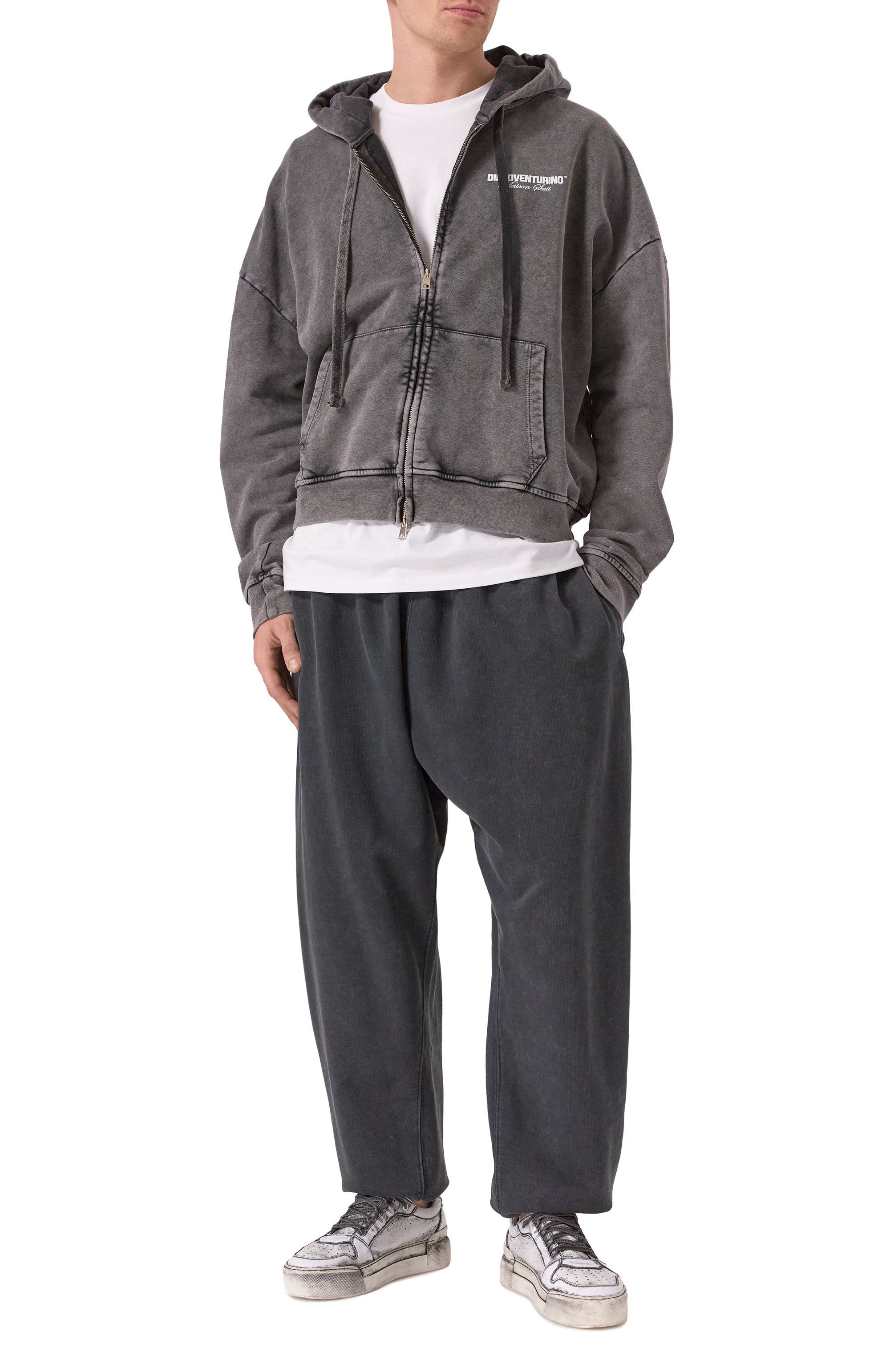 Хлопковая толстовка DIEGO VENTURINO, арт. DVFLZL0G0, фото 2