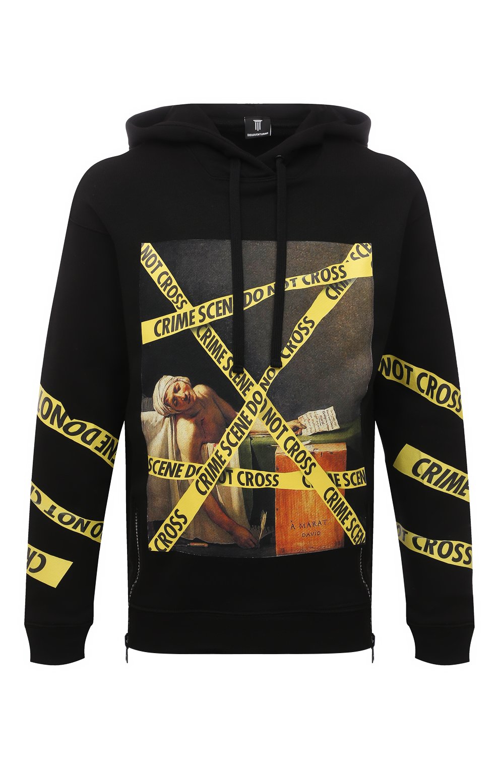 Хлопковое худи DIEGO VENTURINO, арт. SS21-DV FLH MCS, фото 1