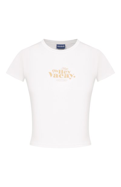 Женская хлопковая футболка HUGO BLUE, арт. 50560769