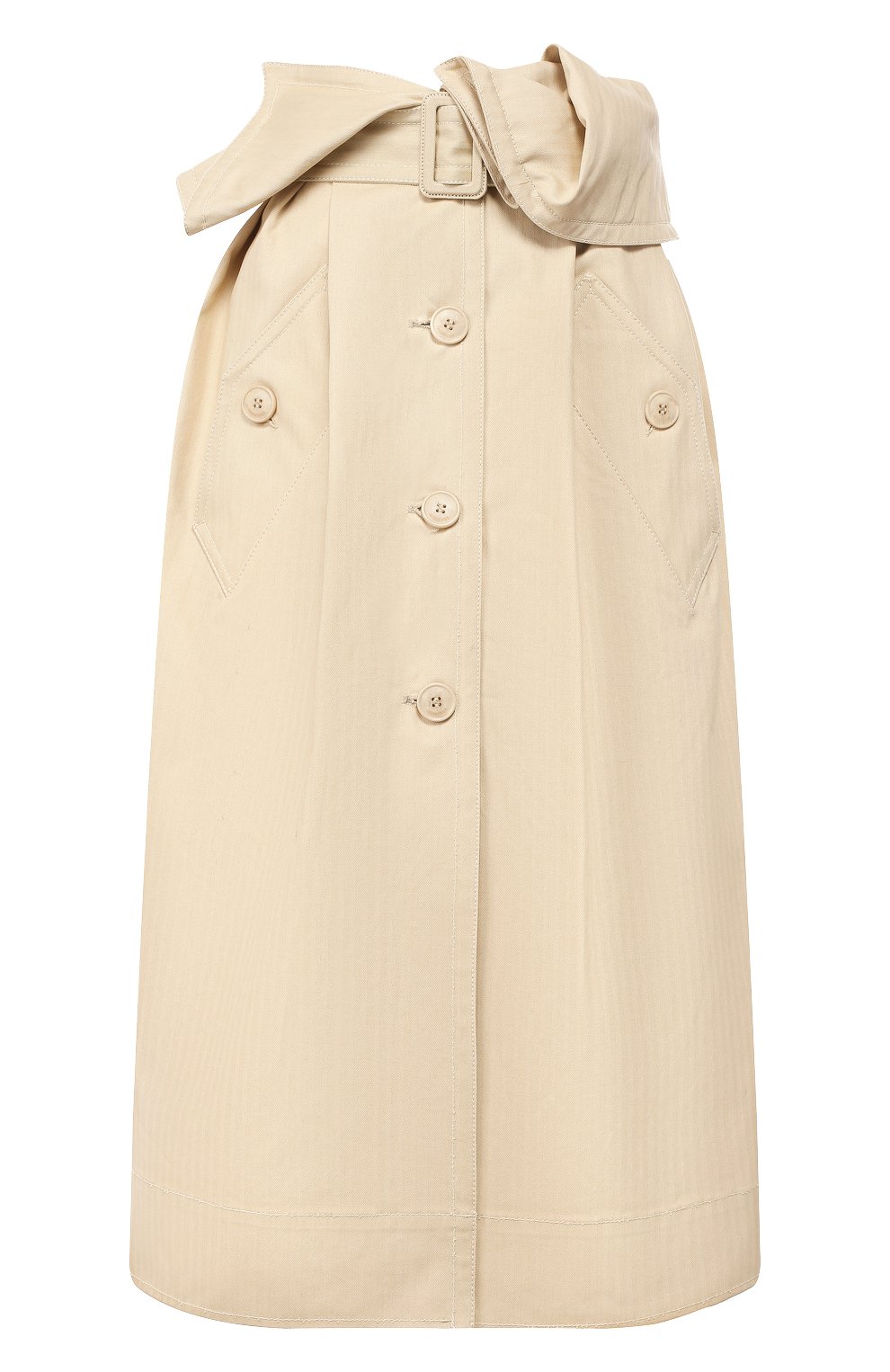 Хлопковая юбка JACQUEMUS бежевого цвета по цене 45950 руб., арт. 193SK02/30130, фото 1 Хлопковая юбка JACQUEMUS, арт. 193SK02/30130, фото 1