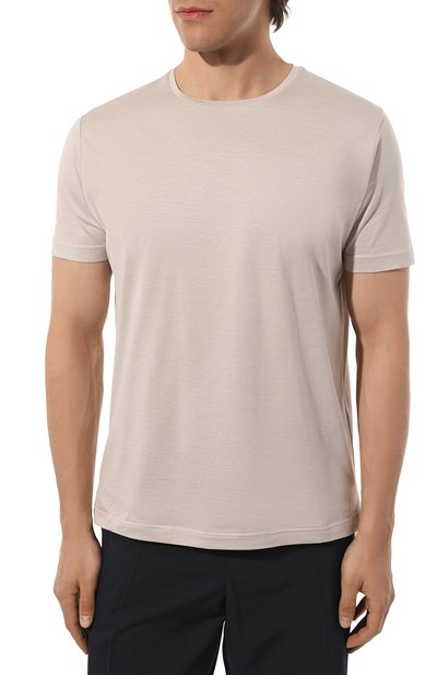 Футболка из шелка и хлопка COLOMBO, арт. TS00380/A00897, фото 3