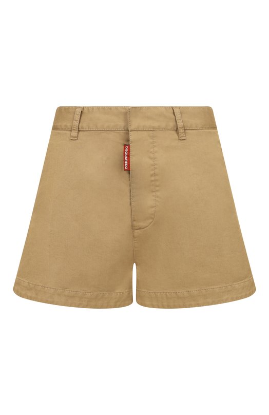 Хлопковые шорты Dsquared2 S73MU0238/S78499 Бежевый S73MU0238/S78499