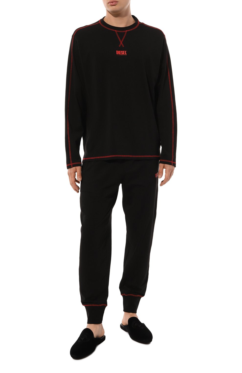 Хлопковая пижама DIESEL, арт. A09636/0QGAJ, фото 2