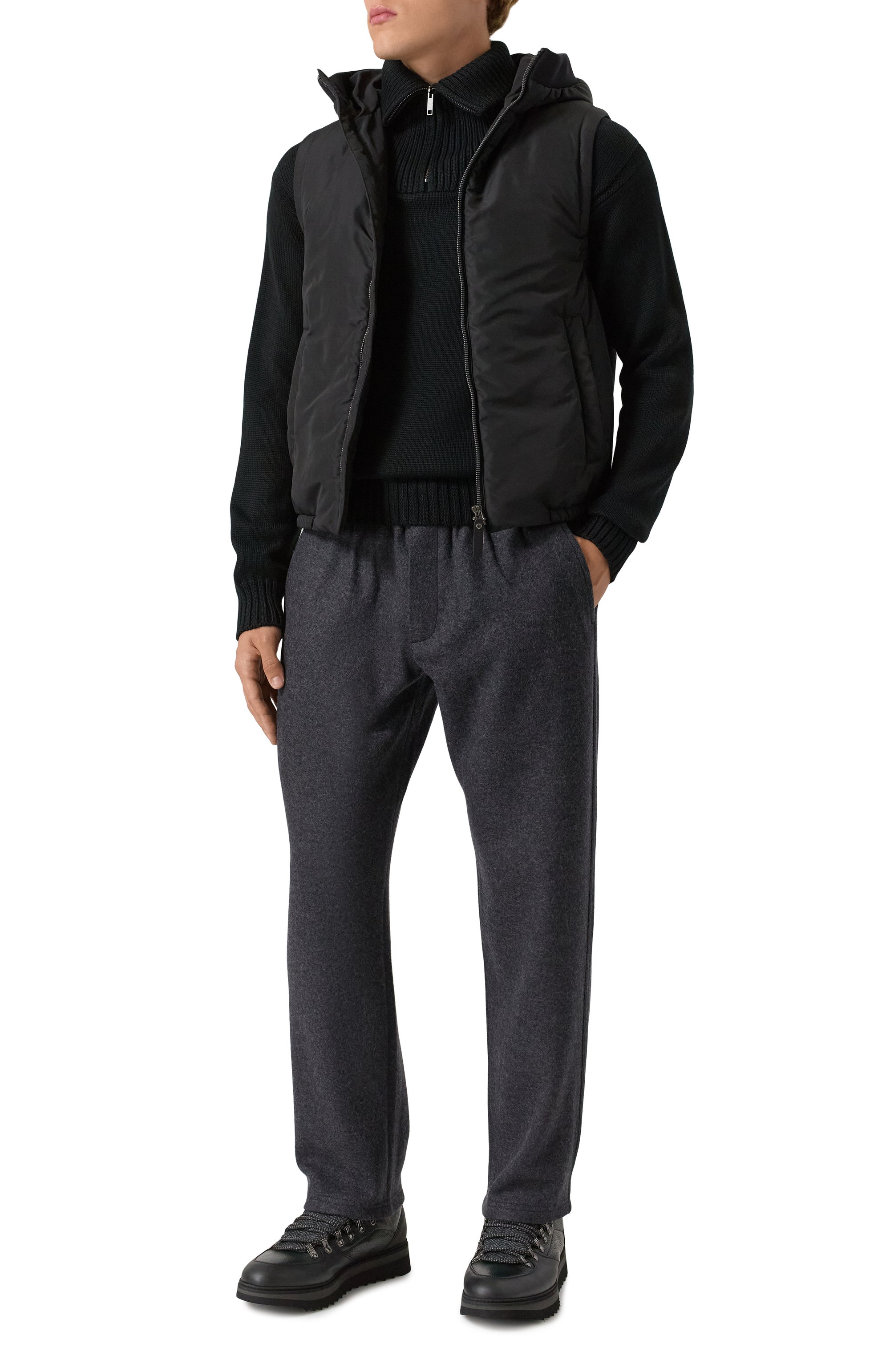 Кожаные кроссовки megeve BLU BARRETT, арт. MEGEVE-10970.46, фото 2