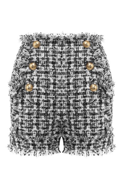Женские буклированные шорты BALMAIN, арт. RF25225/C109