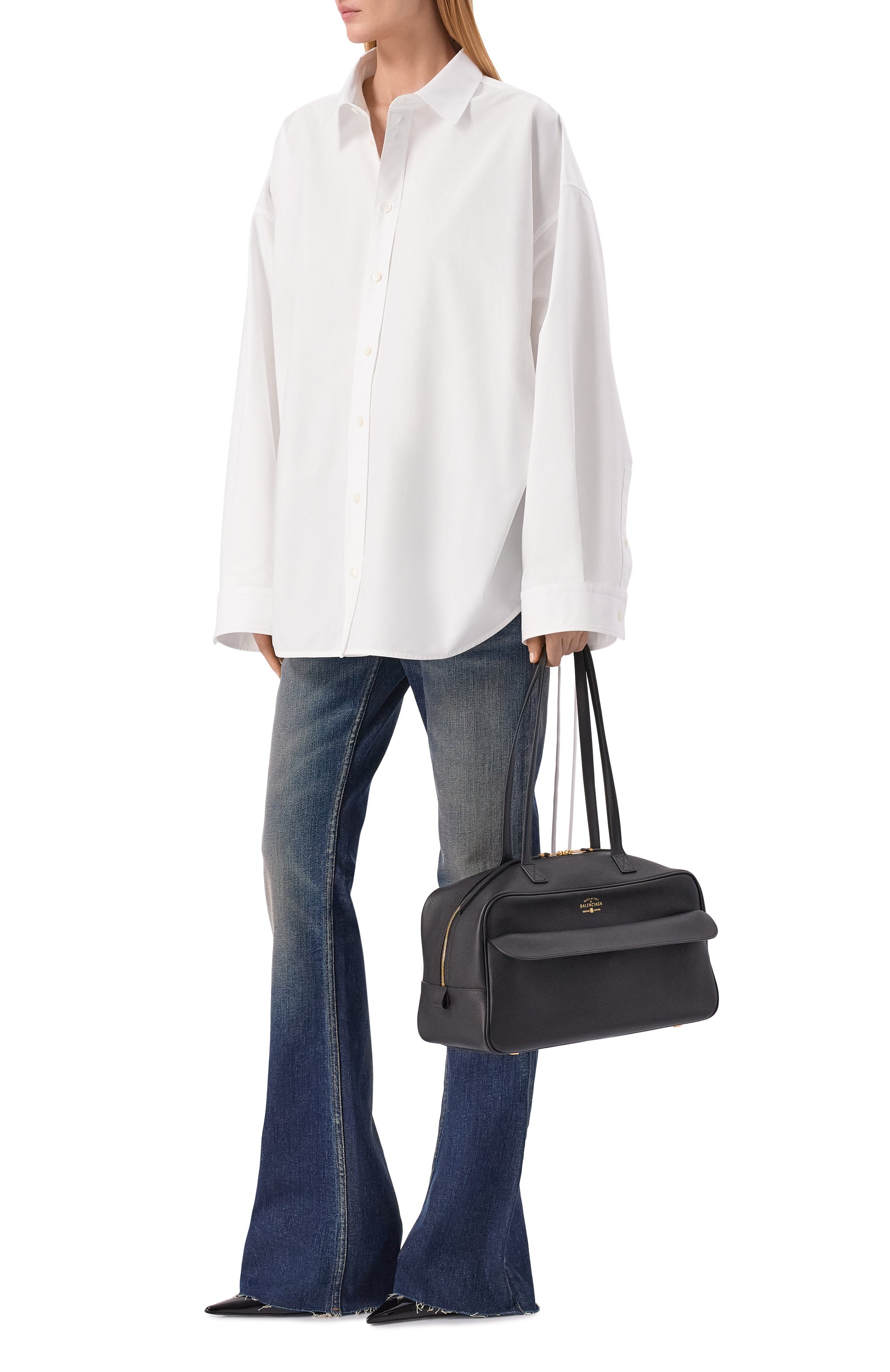 Хлопковая рубашка BALENCIAGA, арт. 857835/TRM28, фото 2