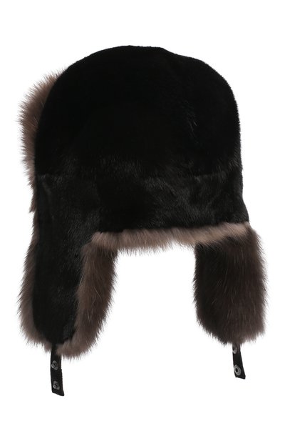 Шапка-ушанка из меха норки и соболя VICTORIA KUSENKOVA, арт. 092803504097, фото 2