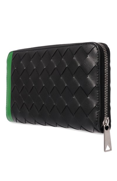 Кожаное портмоне BOTTEGA VENETA черного цвета по цене 121500 руб., арт. 814838/V6UF1, фото 2 Кожаное портмоне BOTTEGA VENETA, арт. 814838/V6UF1, фото 2