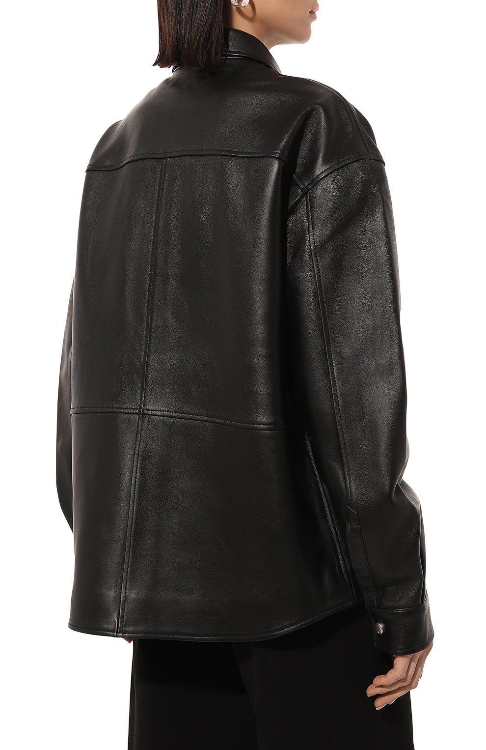 Кожаная рубашка MAINLESS, арт. LS22-01-02-BL, фото 4