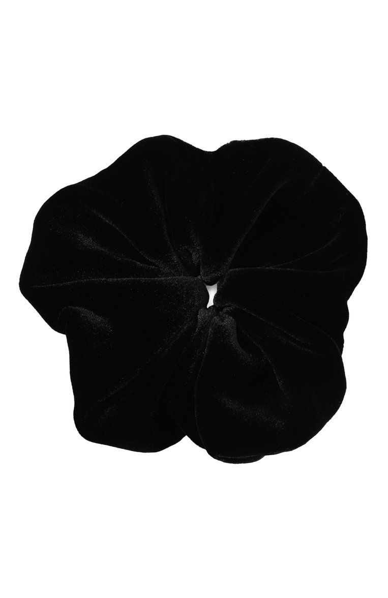 Женская резинка для волос PANFIL черного цвета, арт. 0-vl-SCR | Фото 1 (Материал: Текстиль; Материал сплава: Проставлено; Нос: Не проставлено)
