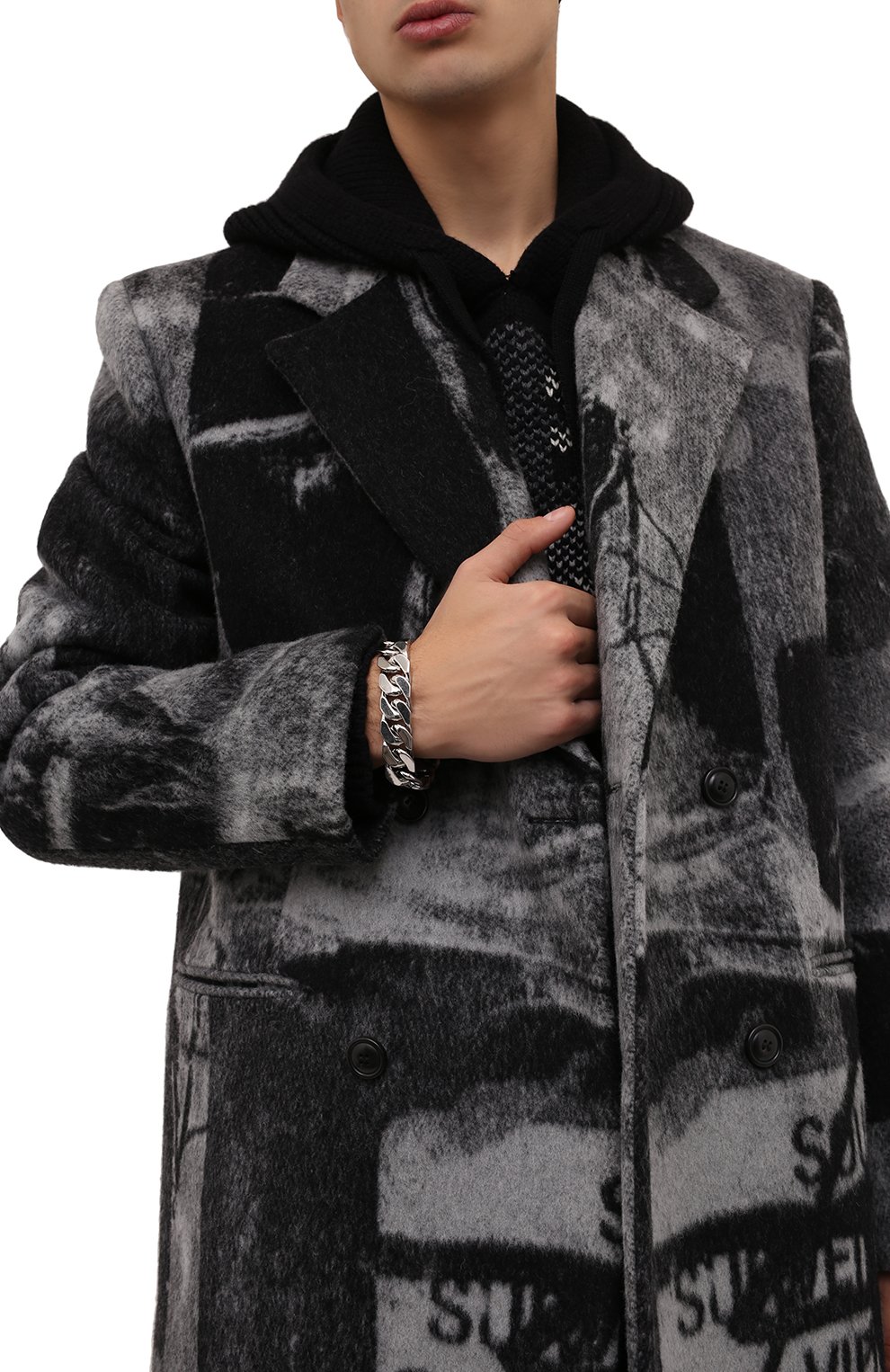 Браслет OFF-WHITE серебряного цвета по цене 53550 руб., арт. 0M0A046F21MET0017800, фото 2 Браслет OFF-WHITE, арт. 0M0A046F21MET0017800, фото 2