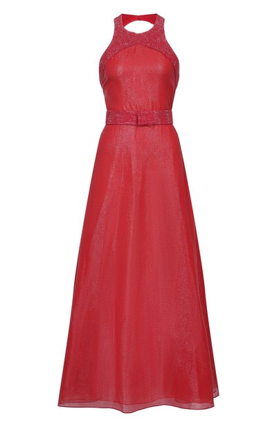 Женское шелковое платье с отделкой стразами GIORGIO ARMANI, арт. GW002530/AF24551