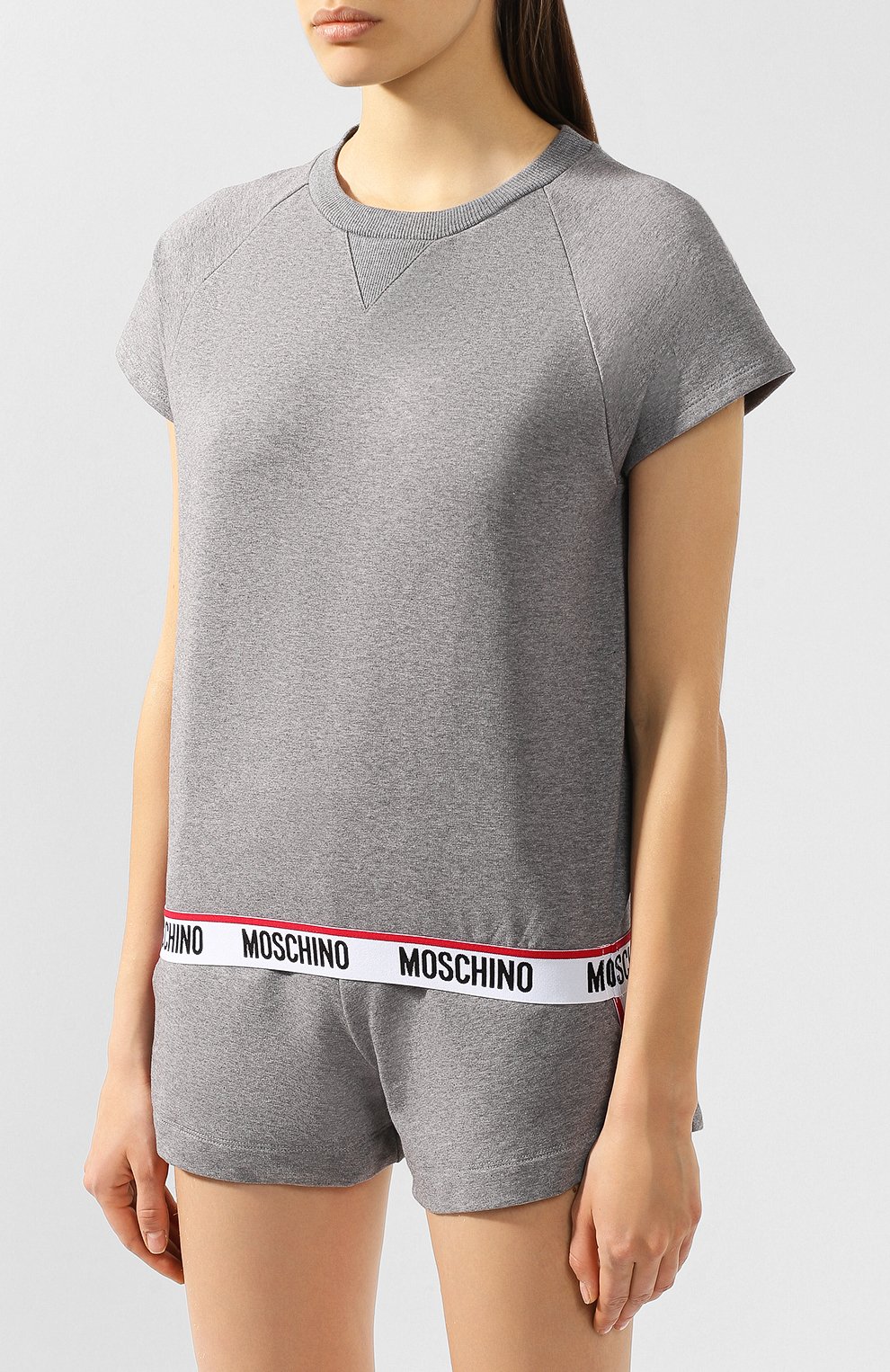 Хлопковая футболка MOSCHINO, арт. A1707/9001, фото 3
