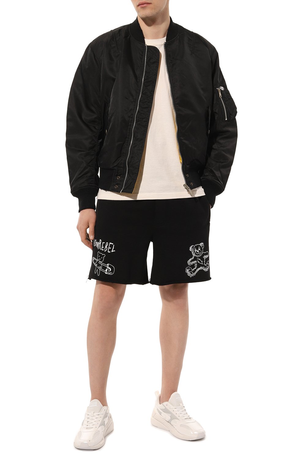 Хлопковые шорты DOMREBEL, арт. SCRIBBLE/SWEATSH0RTS, фото 2
