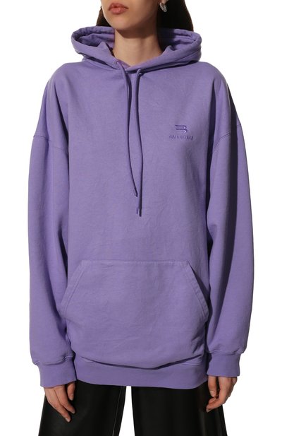 Хлопковое худи BALENCIAGA, арт. 578135/TLVA1, фото 3