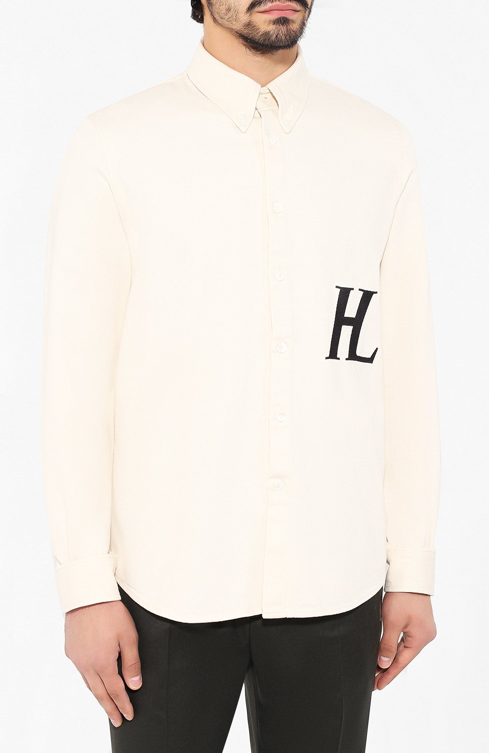 Хлопковая рубашка HELMUT LANG, арт. J07DM502, фото 3