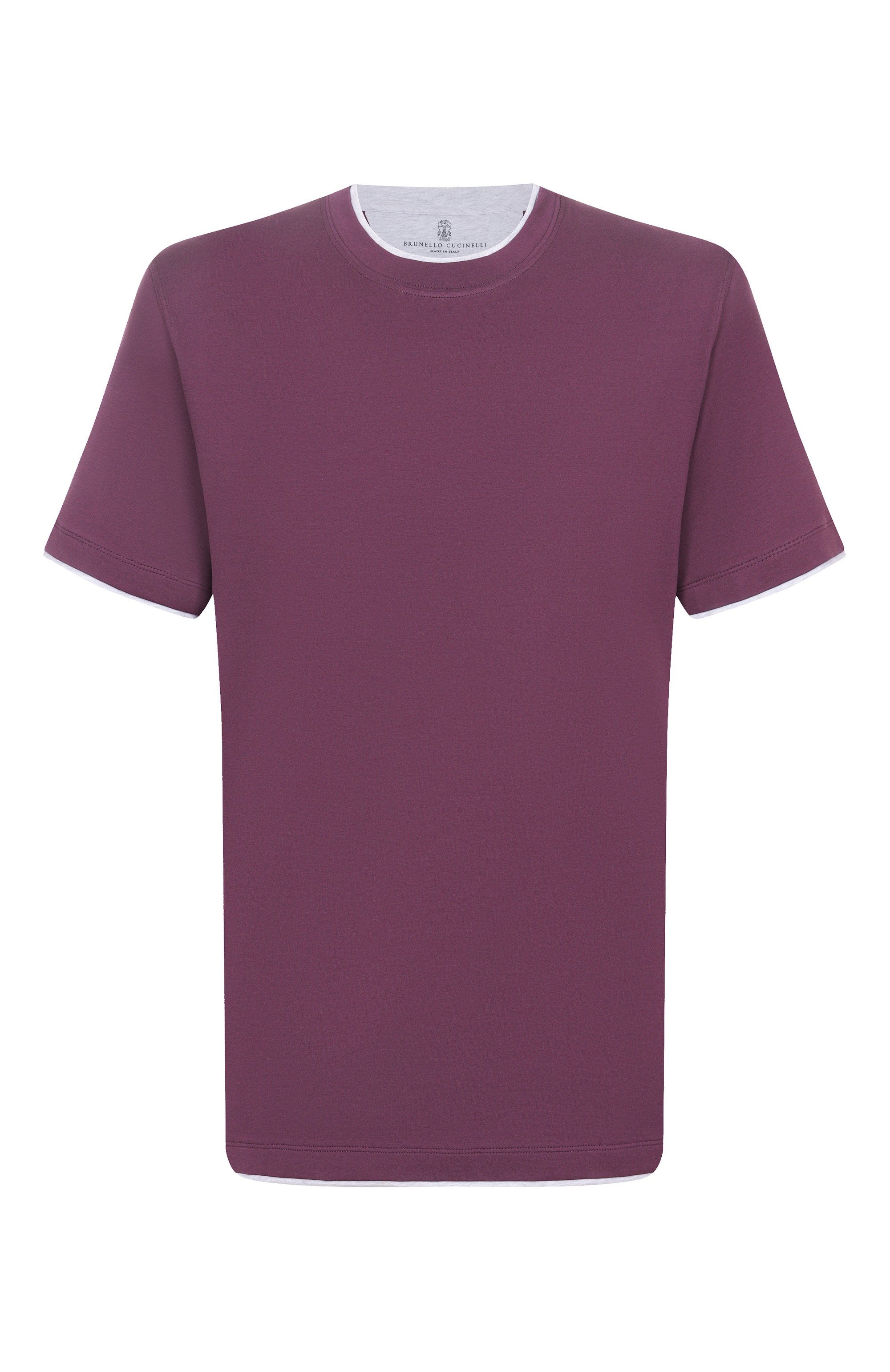 Хлопковая футболка BRUNELLO CUCINELLI, арт. M0B137427, фото 1