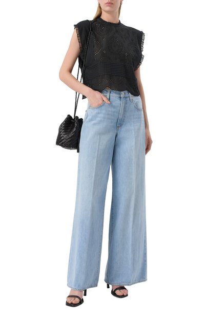 Хлопковый топ BOSS ORANGE, арт. 50538349, фото 2