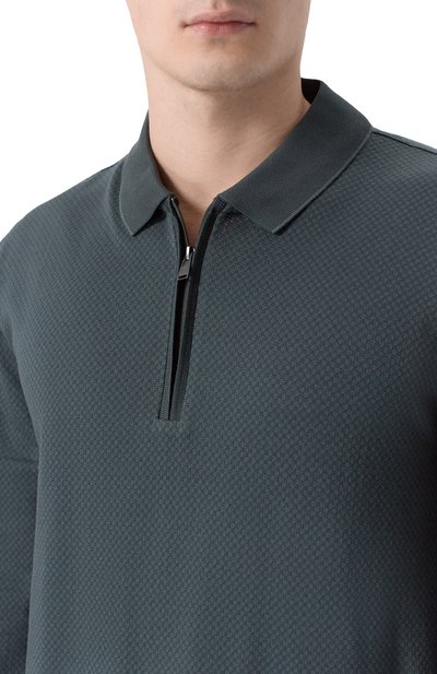 Хлопковое поло BOSS, арт. 50549583, фото 5