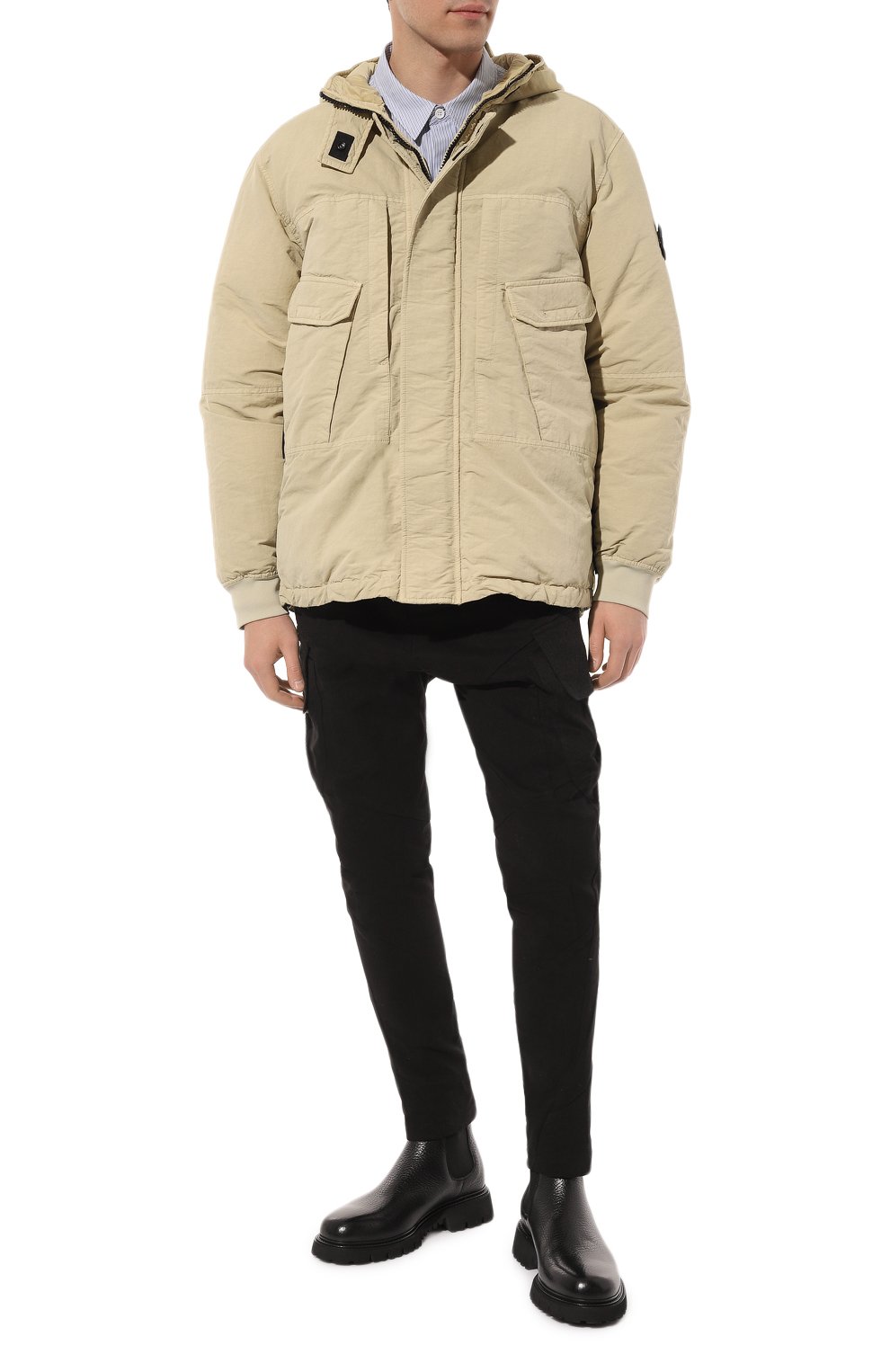 Хлопковые брюки-карго 139DEC, арт. PN374-BK, фото 2