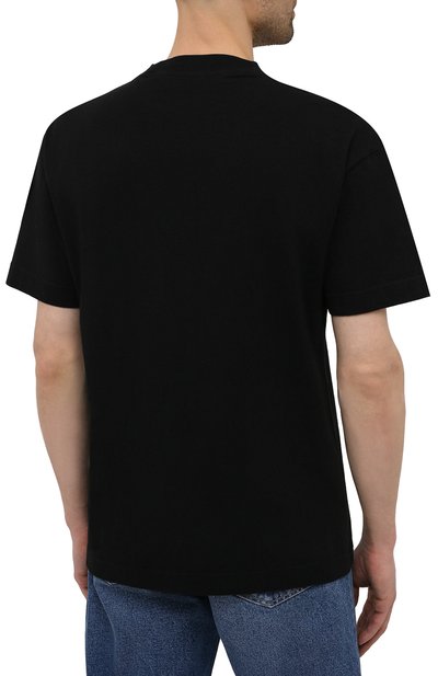 Хлопковая футболка PALM ANGELS, арт. PMAA001S21JER0321069, фото 4