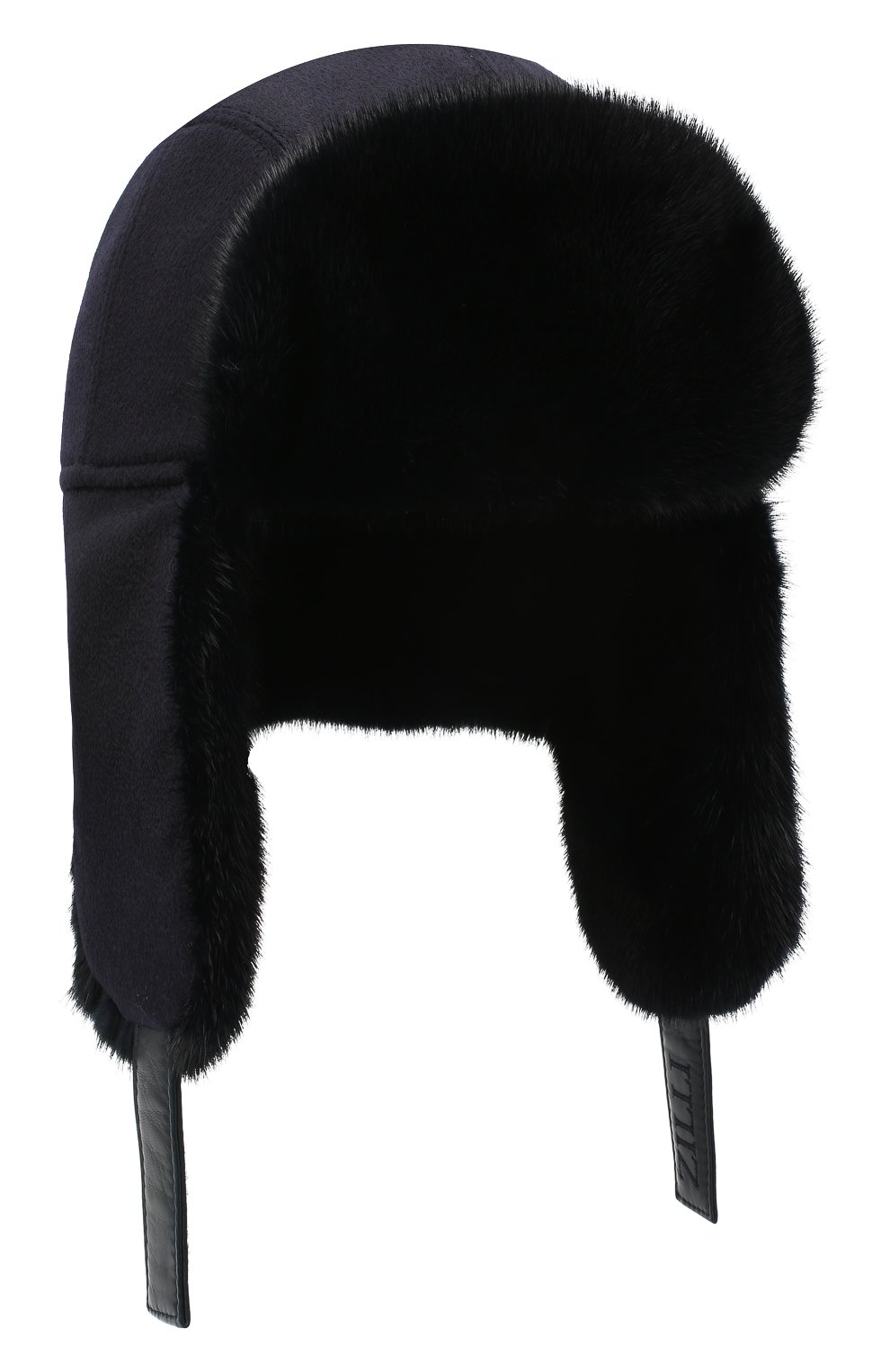 Шапка-ушанка с отделкой из меха норки ZILLI, арт. MHQ-0RS00-30337/1001, фото 1