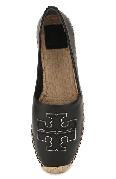 Кожаные эспадрильи TORY BURCH черного цвета по цене 22650 руб., арт. 52035, фото 5 Кожаные эспадрильи TORY BURCH, арт. 52035, фото 5