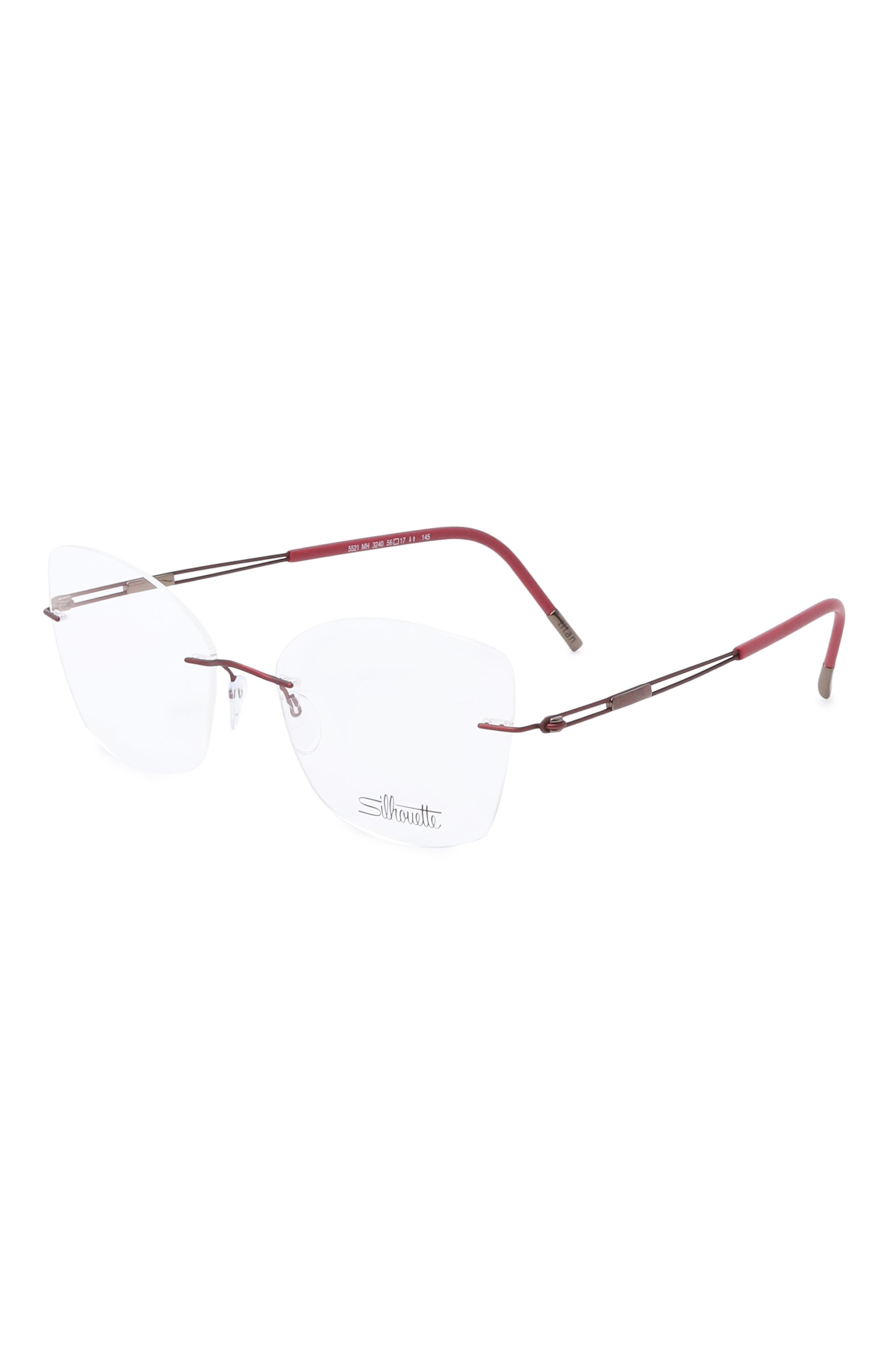 Оправа SILHOUETTE бордового цвета по цене 36100 руб., арт. 5521/3240, фото 1 Оправа SILHOUETTE, арт. 5521/3240, фото 1