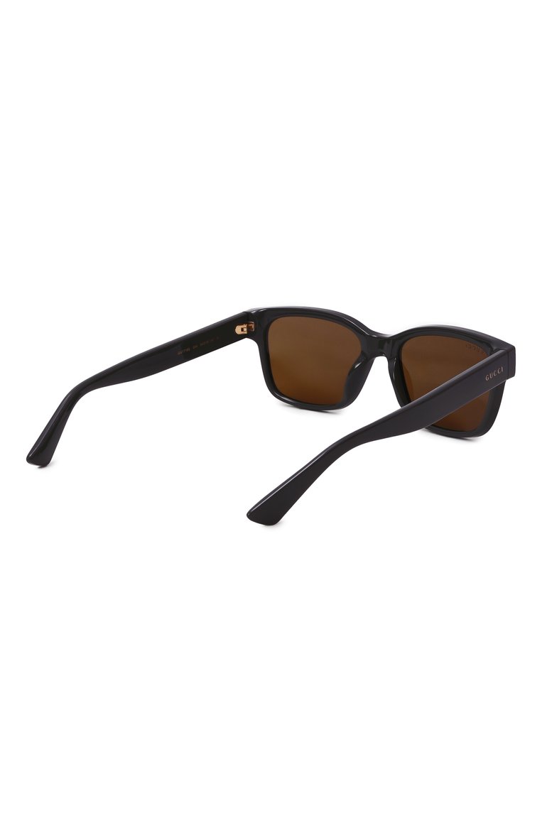 Женские солнцезащитные очки GUCCI коричневого цвета, арт. GG1716S 004 | Фото 4 (Нос: Не проставлено; Региональные ограничения белый список (Axapta Mercury): Не проставлено; Материал: Пластик; Тип очков: С/з; Оптика Гендер: оптика-женское; Очки форма: Квадратные)