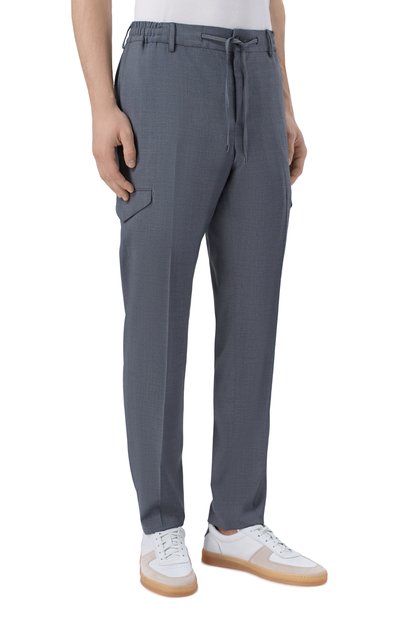 Брюки-карго из шерсти и вискозы BERWICH, арт. SUB25/ZG1350, фото 3