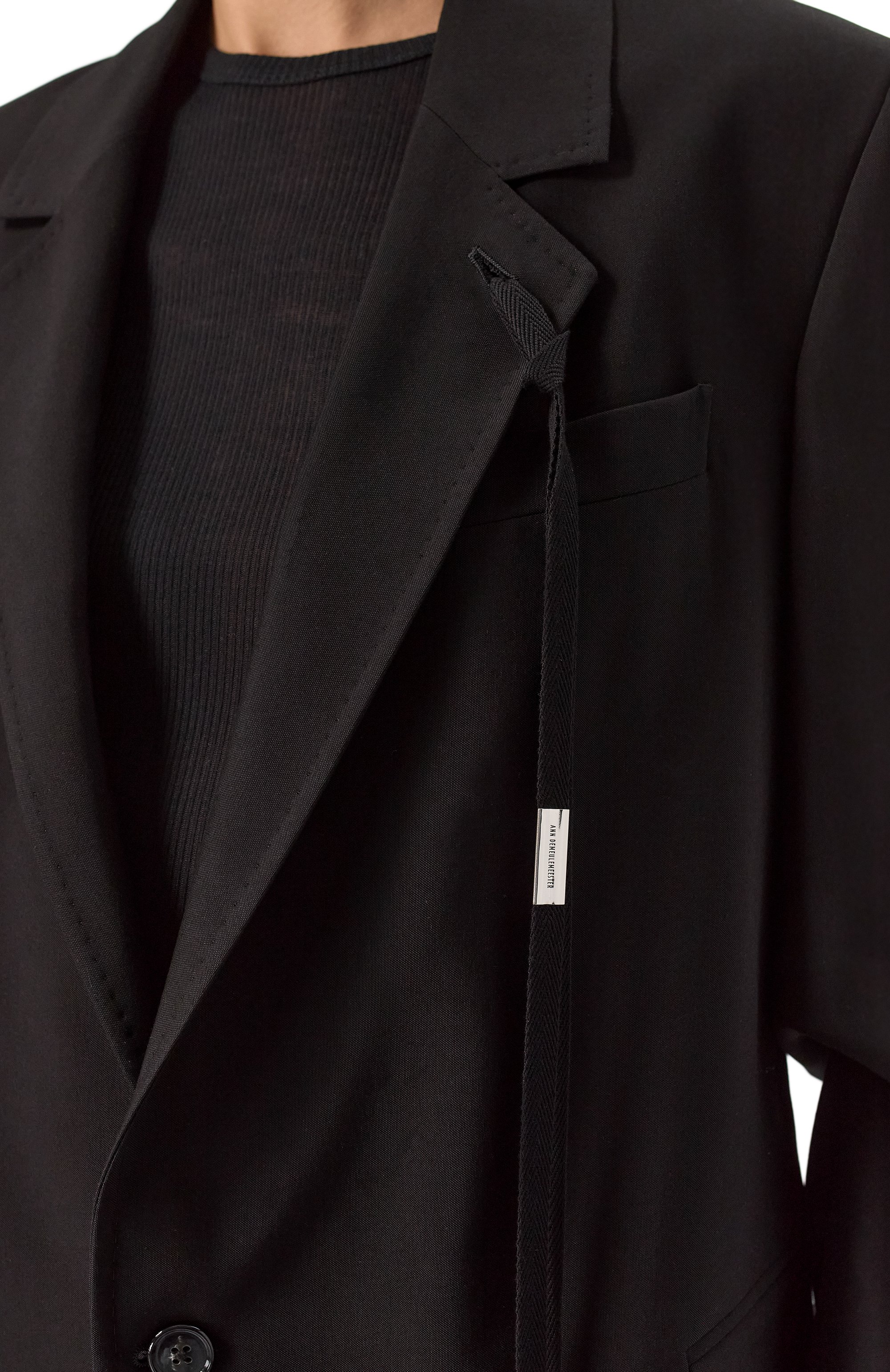 Жакет из вискозы ANN DEMEULEMEESTER, арт. B0012370/FA558, фото 5