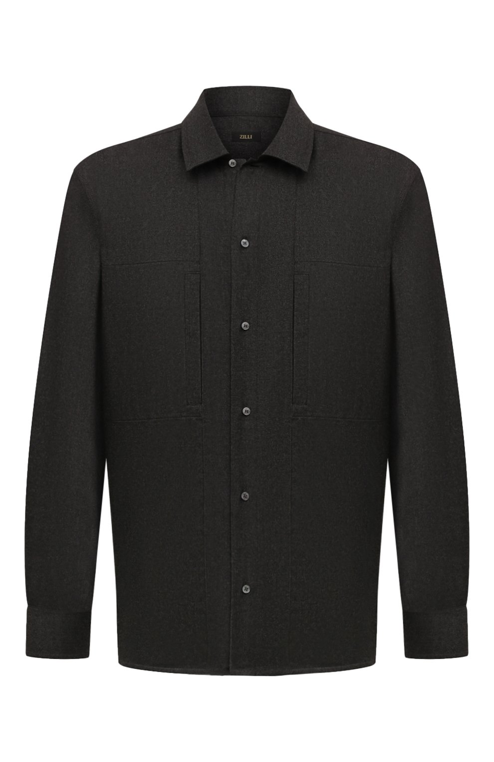 Рубашка из шерсти и шелка ZILLI, арт. SP0B01M024091001U, фото 1