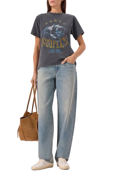 Кожаные кеды mid star GOLDEN GOOSE DELUXE BRAND, арт. GWF00122.F003979, фото 3