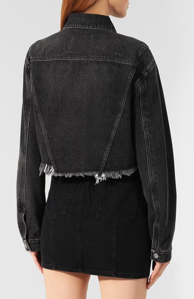 Джинсовая куртка GIVENCHY черного цвета по цене 84650 руб., арт. BW006Q50AJ, фото 4 Джинсовая куртка GIVENCHY, арт. BW006Q50AJ, фото 4