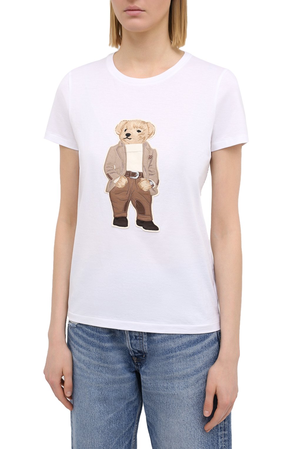 Хлопковая футболка RALPH LAUREN, арт. 290819495, фото 3