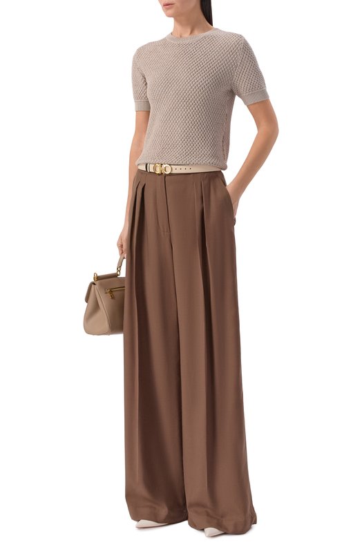 Пуловер из шелка и хлопка MVST M26.2PW.K216/Y203 Бежевый  M26.2PW.K216/Y203 Фото 2