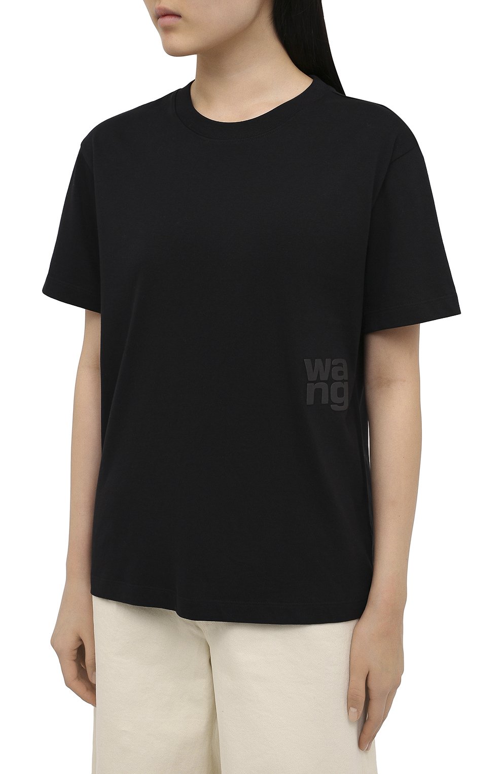 Хлопковая футболка ALEXANDERWANG.T, арт. 4CC1201152, фото 3