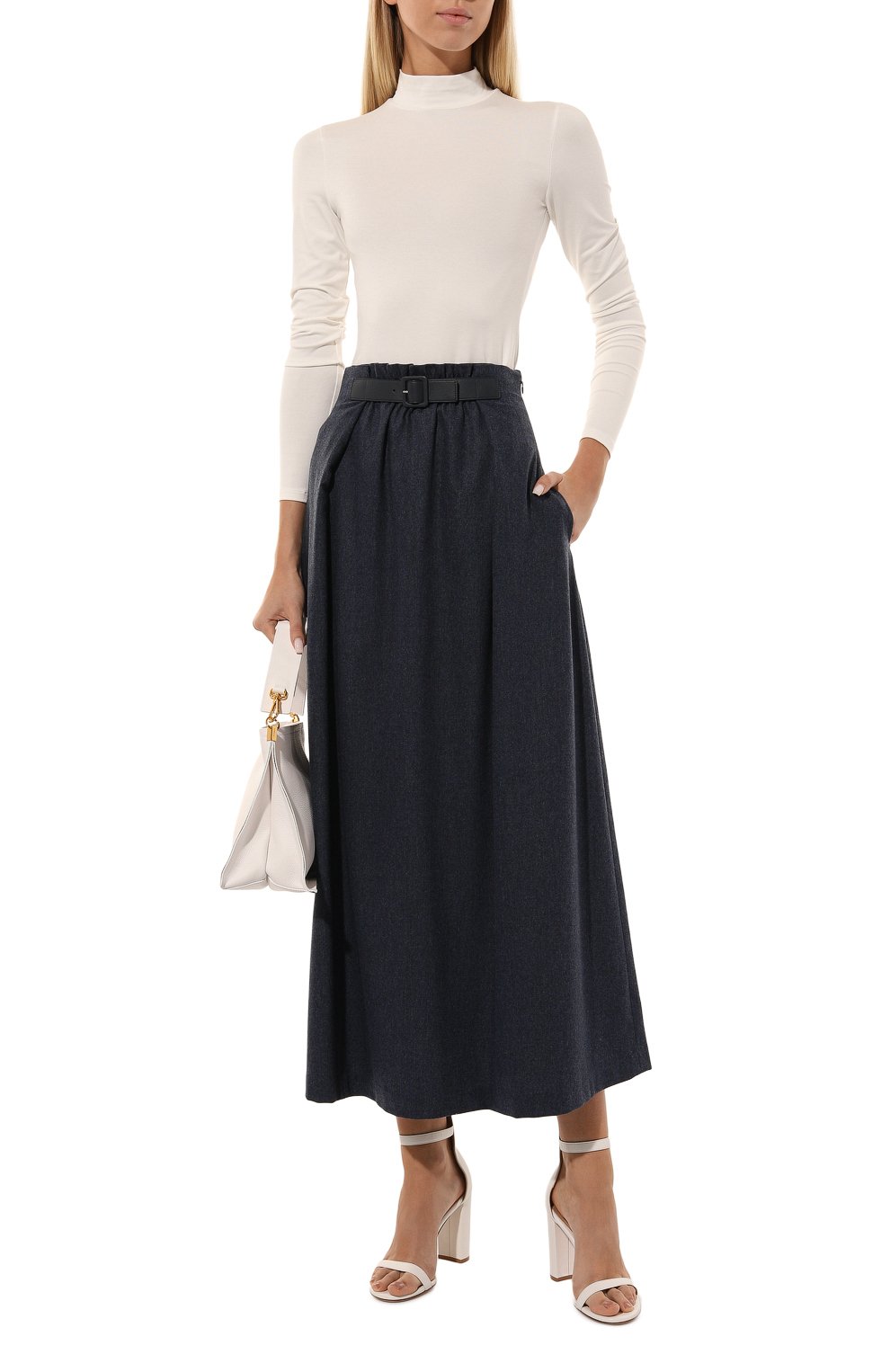 Юбка из шерсти и кашемира EMPORIO ARMANI, арт. EW000289/TE10537, фото 2