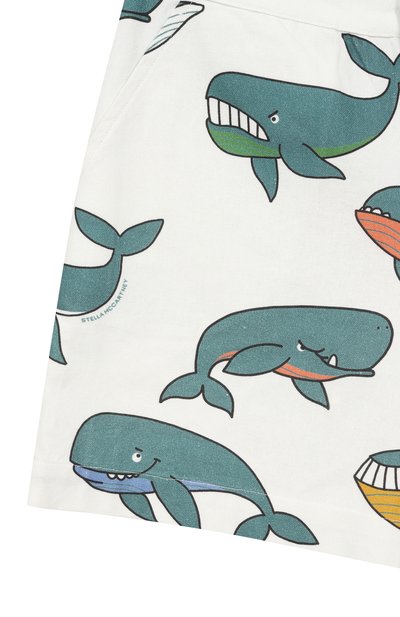 Хлопковые шорты STELLA MCCARTNEY, арт. TY6S39, фото 3