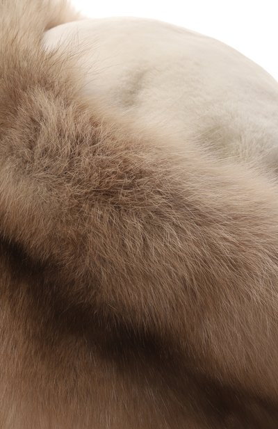 Меховая шапка из норки и соболя VICTORIA KUSENKOVA, арт. 061213641455, фото 3