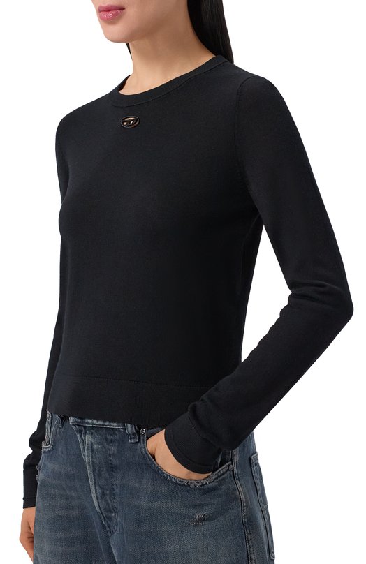 Шерстяной пуловер Diesel A17498/0DCCH Чёрный  A17498/0DCCH Фото 3