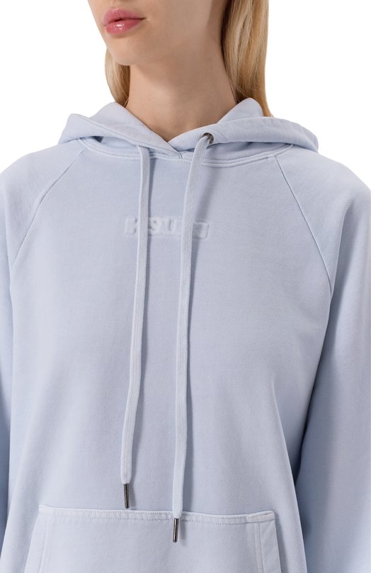 Хлопковое худи Ksubi WPF25FL005 Голубой  WPF25FL005 Фото 5