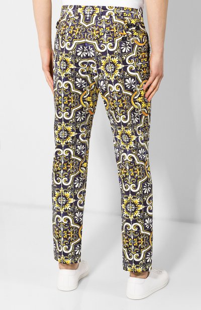 Хлопковые брюки DOLCE & GABBANA, арт. GY6IET/FSFJX, фото 4