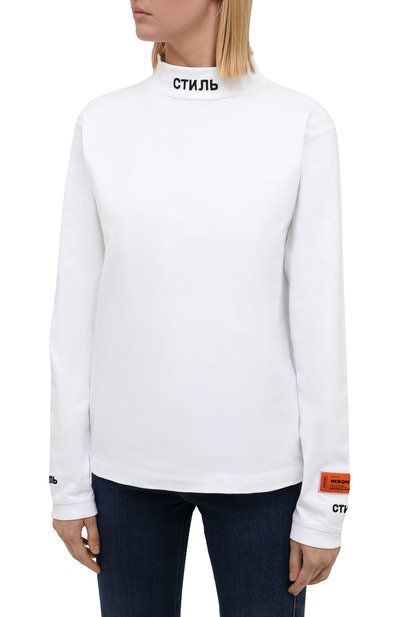 Хлопковый лонгслив HERON PRESTON, арт. HWAB015F21JER0010110, фото 3