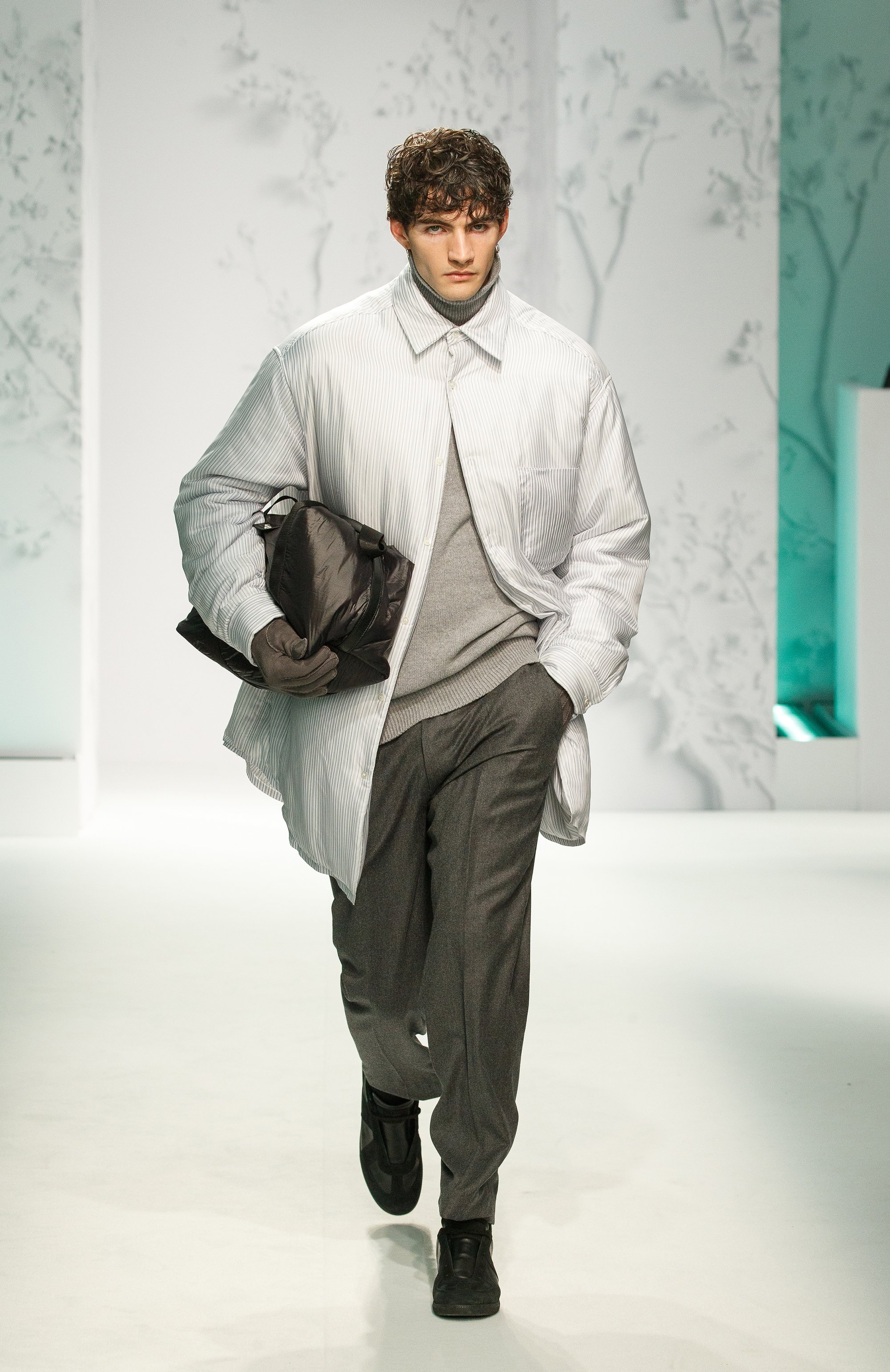 Водолазка из шерсти и кашемира LANEUS, арт. F4LAMATN042, фото 6