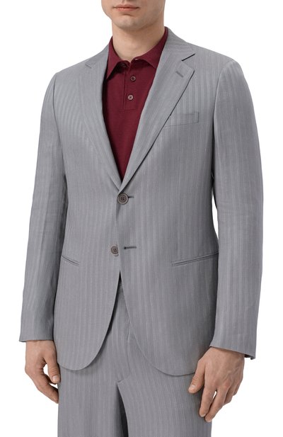 Пиджак из вискозы и льна GIORGIO ARMANI, арт. GM000317/TE14464, фото 3