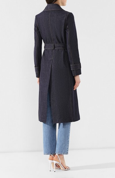 Джинсовое пальто VICTORIA BECKHAM, арт. CT TRN 8704B PSS19 DENIM WR, фото 4