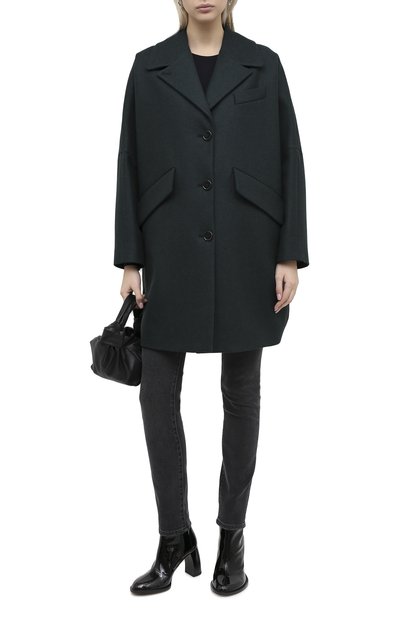 Шерстяное пальто MM6, арт. S32AA0190/S52207, фото 2