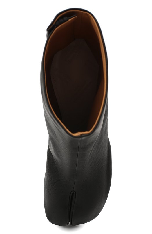 Кожаные ботильоны Tabi Maison Margiela S58WU0260/P3753 Чёрный  S58WU0260/P3753 Фото 5